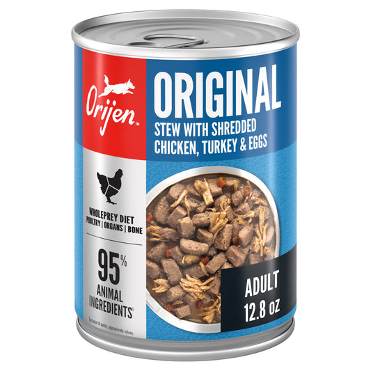 ORIJEN Original Stew with Shredded Chicken/Turkey/Eggs | 12.8oz