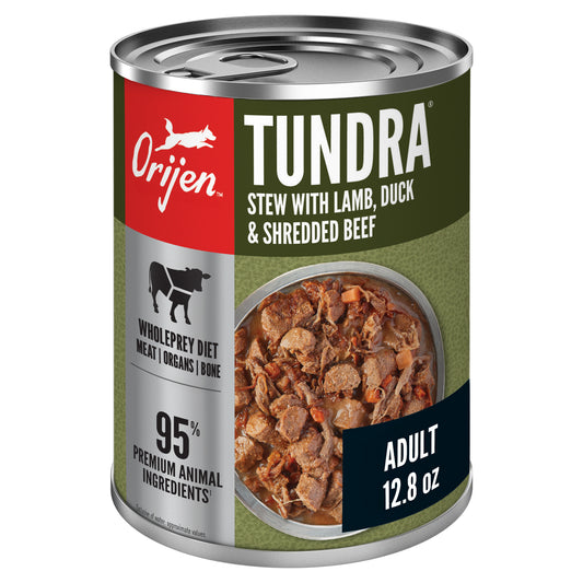 ORIJEN Tundra Stew with Lamb/Duck/Shredded Beef | 12.8oz