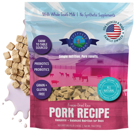 SHEPHERD BOY Freeze Dried Pork Recipe | 14oz