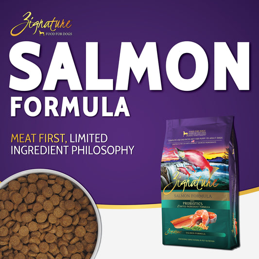 ZIGNATURE Fórmula de salmón | 11,34 kg