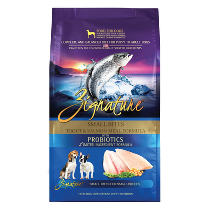 ZIGNATURE Trucha Salmón ML Bocados Pequeños | 12.5 lb