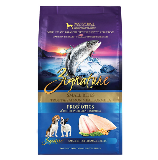 ZIGNATURE Trucha Salmón ML Bocados Pequeños | 12.5 lb