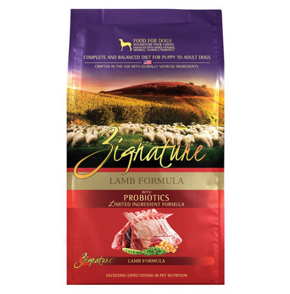 ZIGNATURE Alimento para perros Cordero | 12.5lb