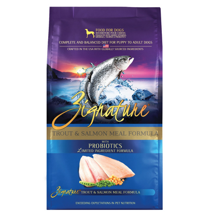 Pienso seco para perros ZIGNATURE Trucha Salmón | 5,67 kg