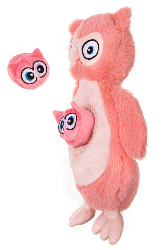 GROWL Sidekicks Owl - Pink | One Size