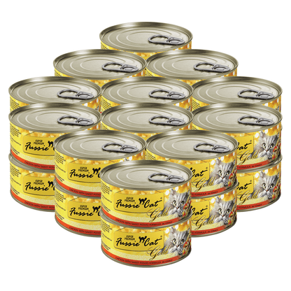 FUSSIE CAT Pollo Súper Premium con Batata en Salsa - Lata para Gatos | 2.82oz