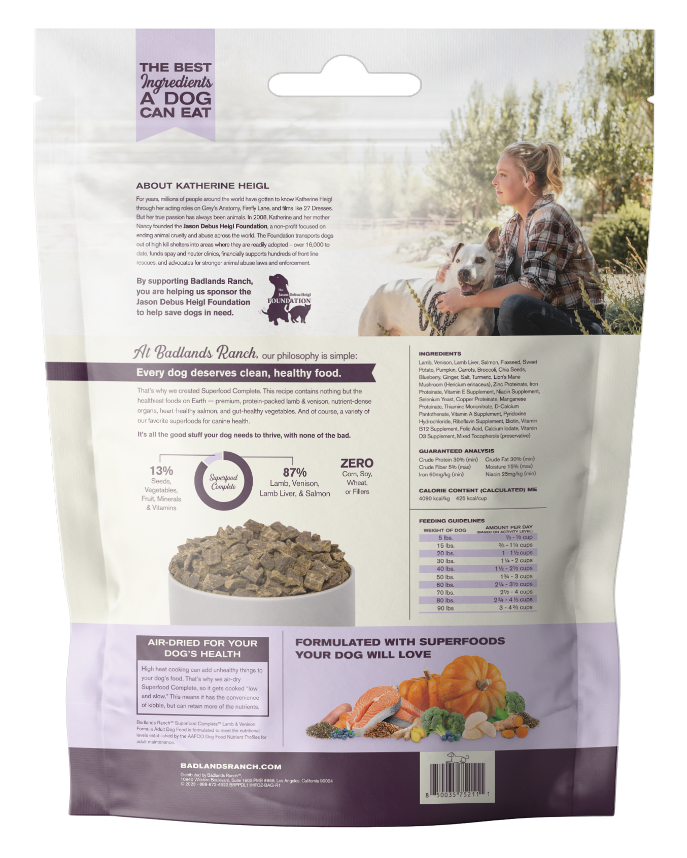 BADLANDS RANCH Alimento Completo con Superalimentos Cordero y Venado | 11.5oz
