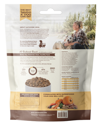 BADLANDS RANCH Superfood Completo Pescado Salvaje/Pavo | 11.5oz