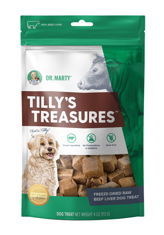 DR. MARTY Tilly's Treasures Golosina de hígado de res liofilizado | 113 g