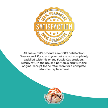 FUSSIE CAT Atún Premium con Camarones en Aspic - Sobre para Gatos | 2.47oz
