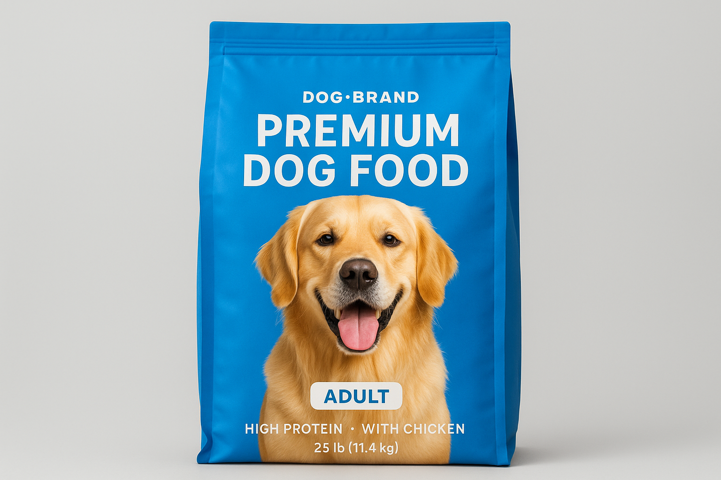 Blue Dog food bag