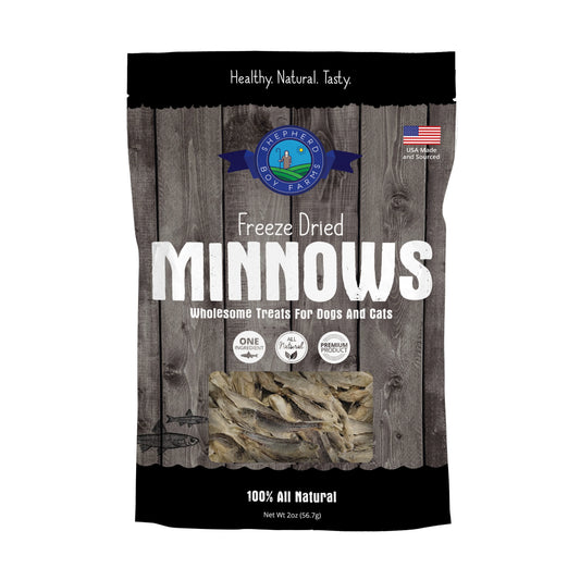 SHEPHERD BOY Freeze Dried Minnows | 2oz